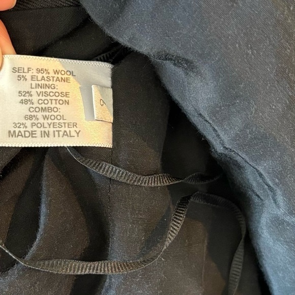 Proenza Schouler Made In Italy wool blend black dress. Size 6 - Picture 11 of 16